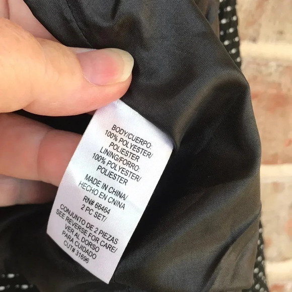 Studio 1 Petite Black Tweed Mock Pocket Blazer - Picture 10 of 12